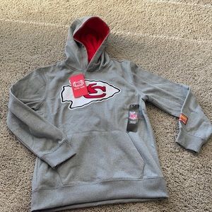 Kansas City boys hoodie Large 14/16 gray